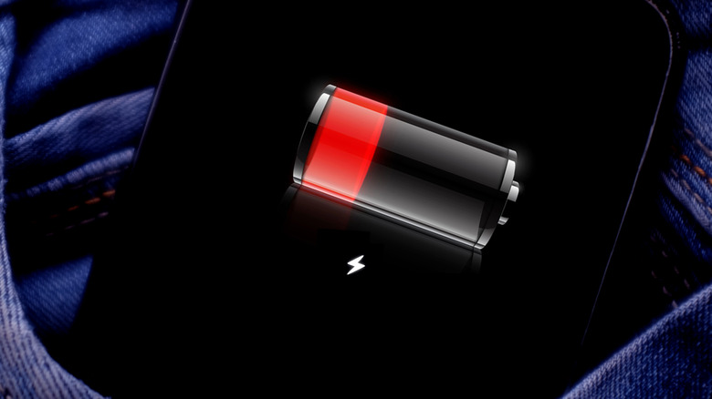 Low battery phone