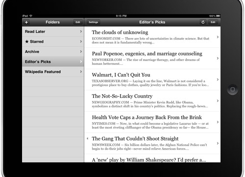 Owners of Digg acquire iOS app Instapaper