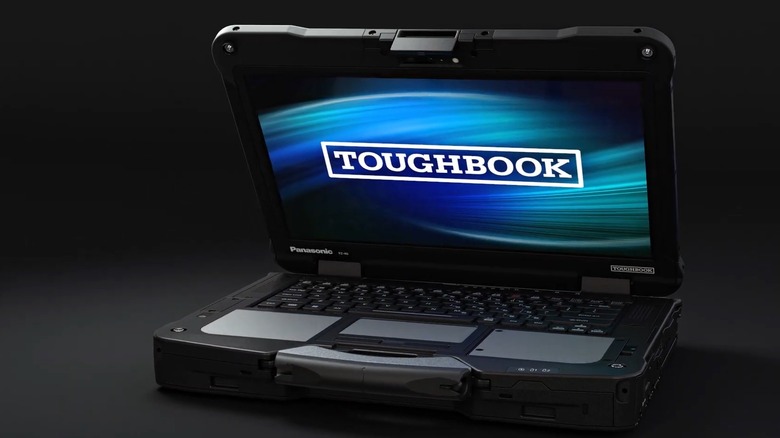 Panasonic Toughbook 40 with screen open.