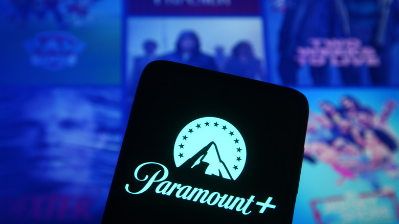 Paramount+ logo and library