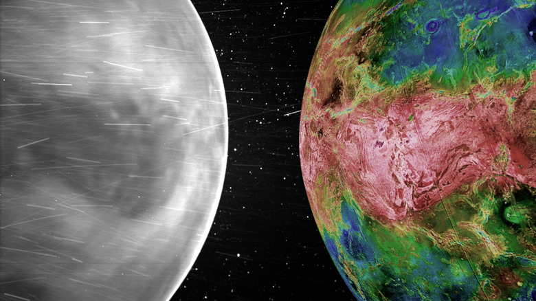 Venus in different wavelengths