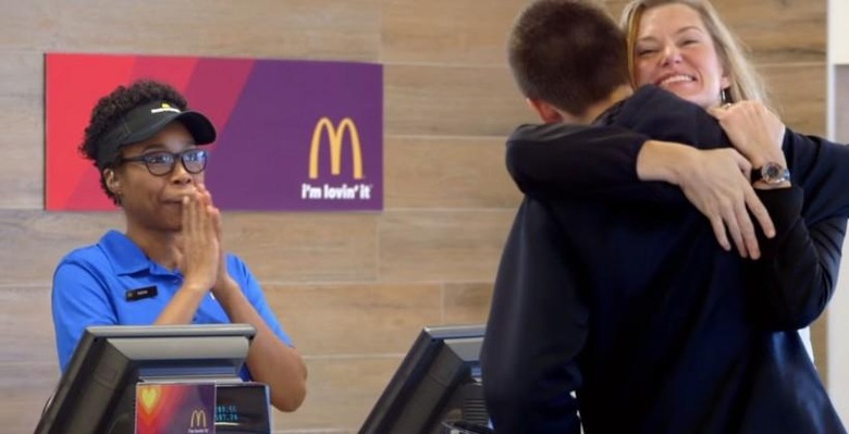 Pay for McDonald's with hugs and dance, says Super Bowl ad