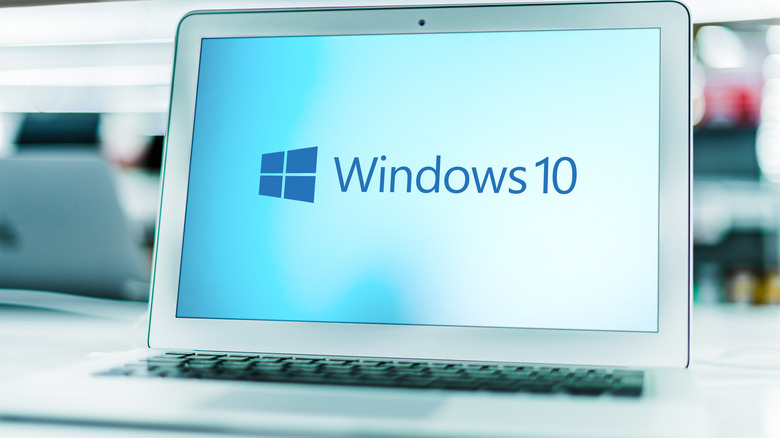 Windows 10 laptop