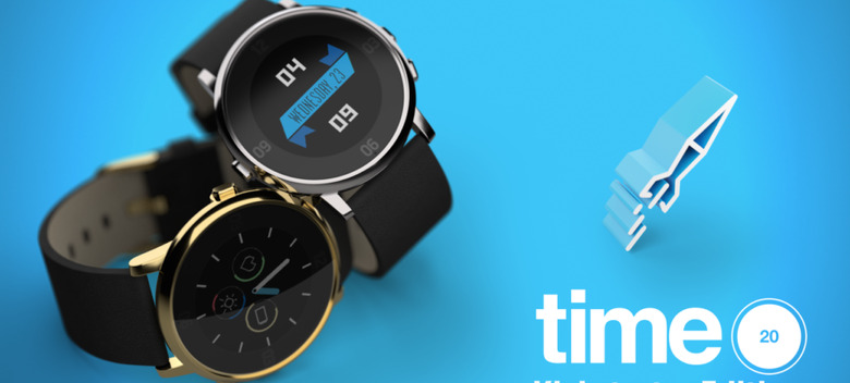 Pebble Time Round gets polished gold/silver options as Kickstarter winds down