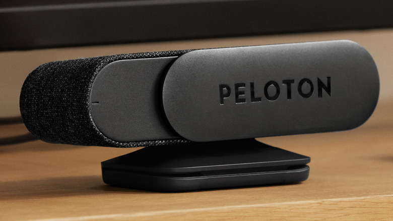 Peloton Guide on TV stand