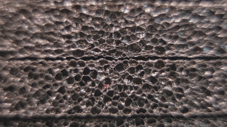 Macro photo of perovskite materials