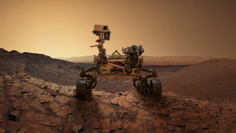 Perseverance rover selfie on Mars
