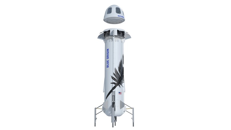 Blue Origin's New Shepard vehicle.