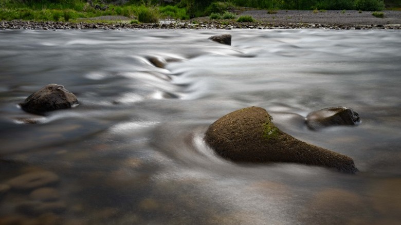 Photo of rocks in river