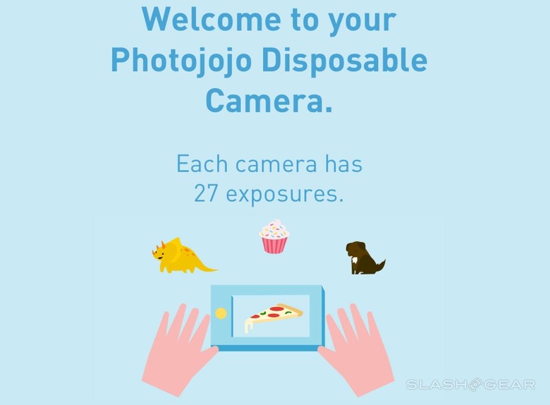Photojojo Disposable Camera App Hits iPhone SlashGear