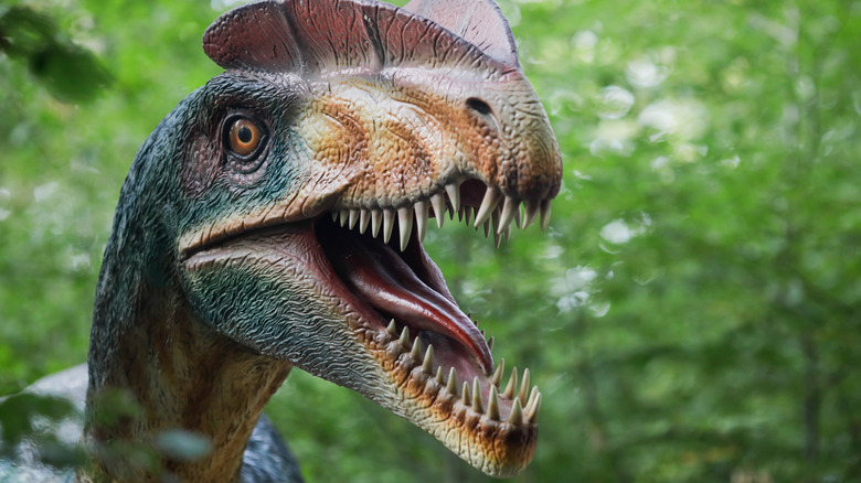 Dilophosaurus dinosaur artistic render