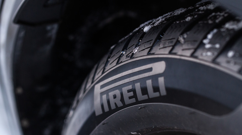 Pirelli Tires wheel close up view