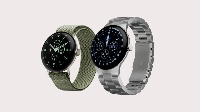 Pixel Watch 5 with different bands