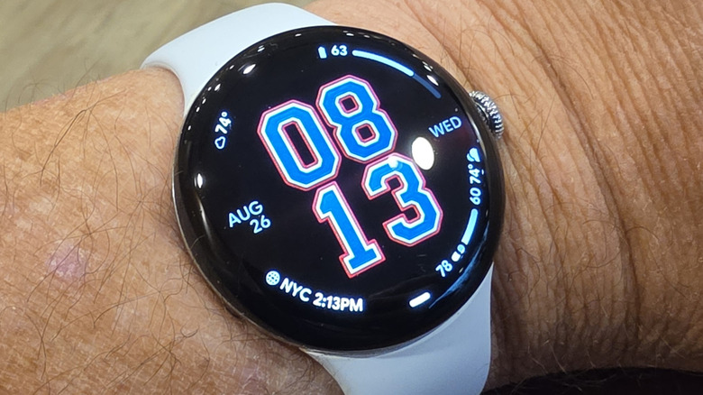 Man wearing the Pixel Watch 5