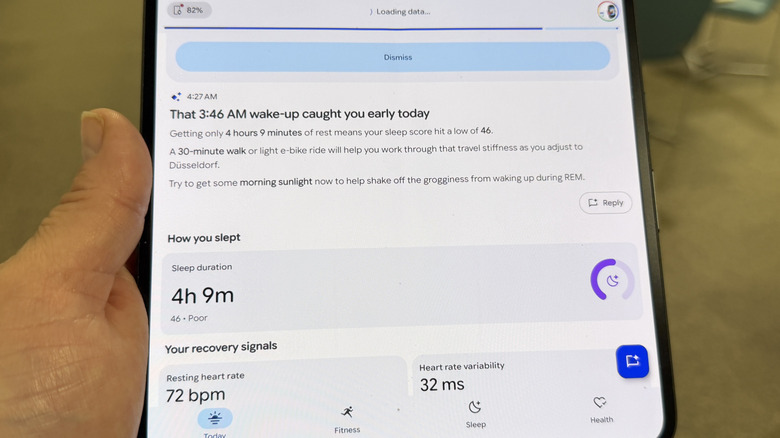 Google Health on a Pixel 11 Pro Fold