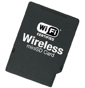 Planex GW-MS54G MiniSD WiFi Card - adds WiFi connectivity to your smartphone