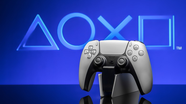 PlayStation logo and controller