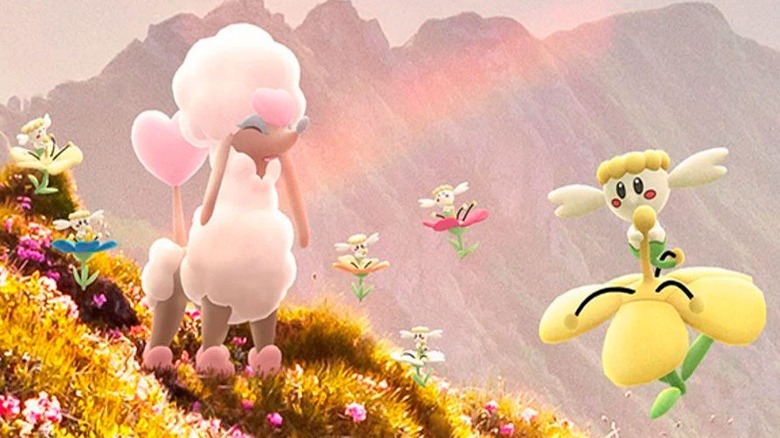 Furfrou and Flabebe in Pokemon GO