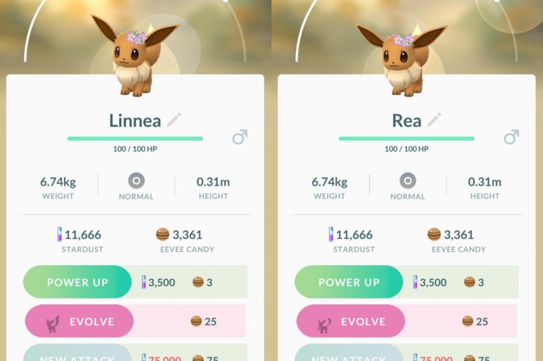 Pokémon Go - Shiny Eevee e evoluções