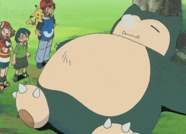 Sleeping in Snorlax Thong - Hoodiego