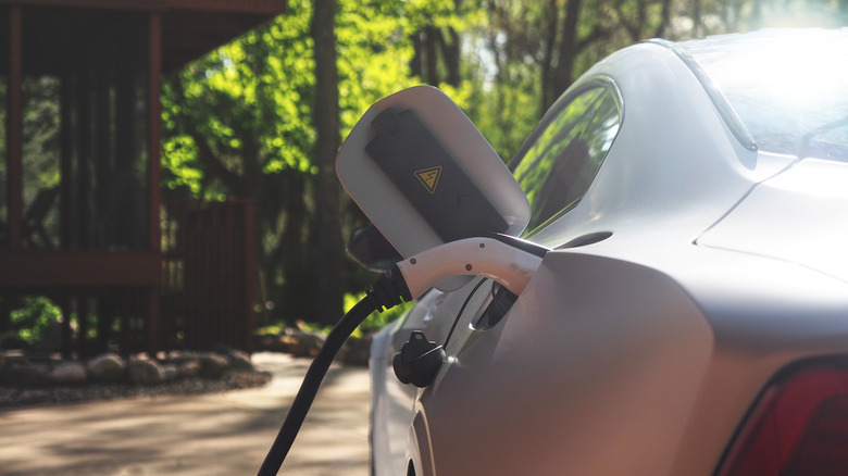 Polestar 1 plugged in