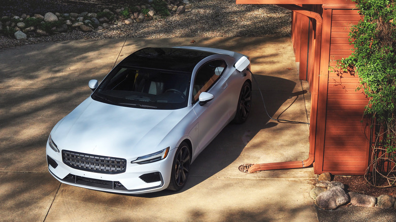 Polestar 1 plugged in