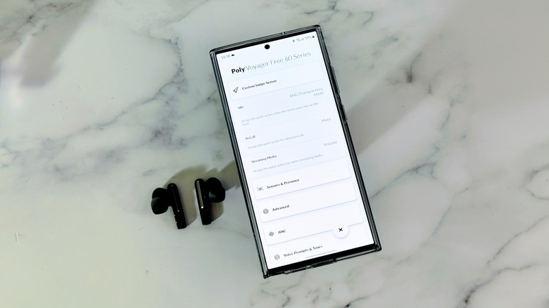 Voyager free 60+ UC Earbuds