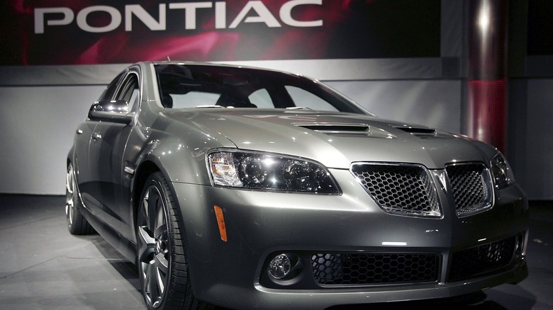 Pontiac G8 on display