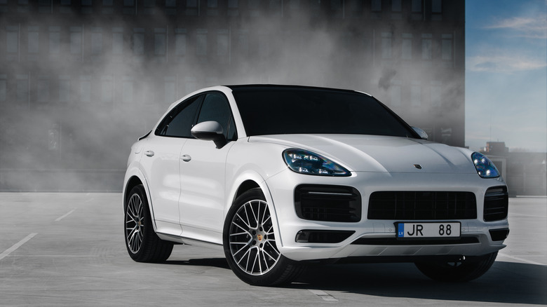 2017 Porsche Cayenne parked