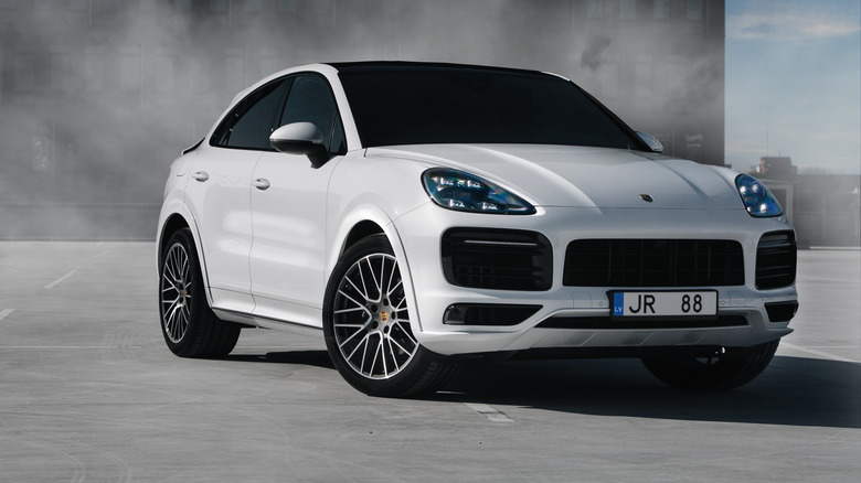 2019 Porsche Cayenne Turbo parked