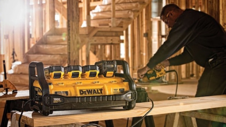 DeWalt Battery Power Inverter on 2x6
