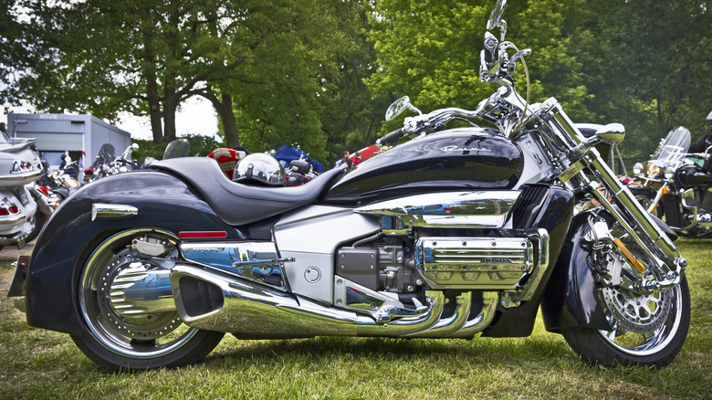 Honda Valkyrie Rune at car show