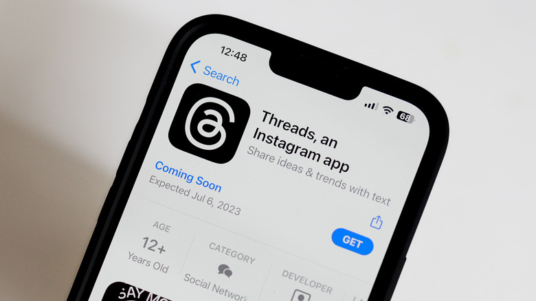 Threads app iPhone