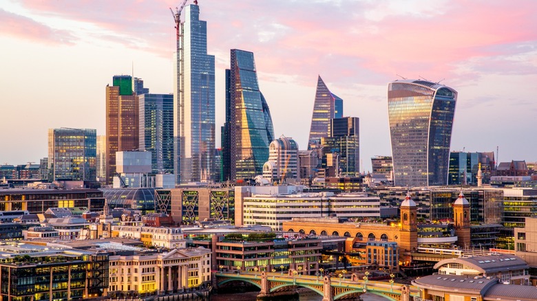 Part of the London skyline