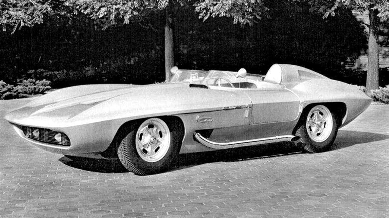 A Mako Shark Chevrolet concept car