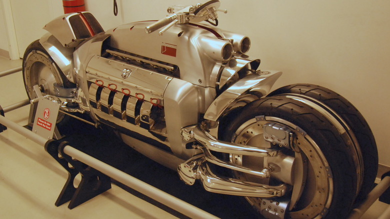 A 2003 Dodge Tomahawk concept vehicle