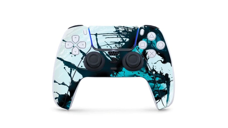 MightySkins Wild Splash DualSense controller skin