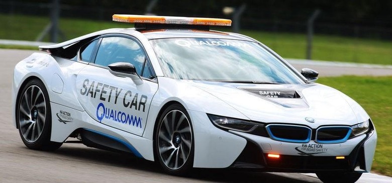 Qualcomm reveals BMW i8 Formula E safety car with wireless charging
