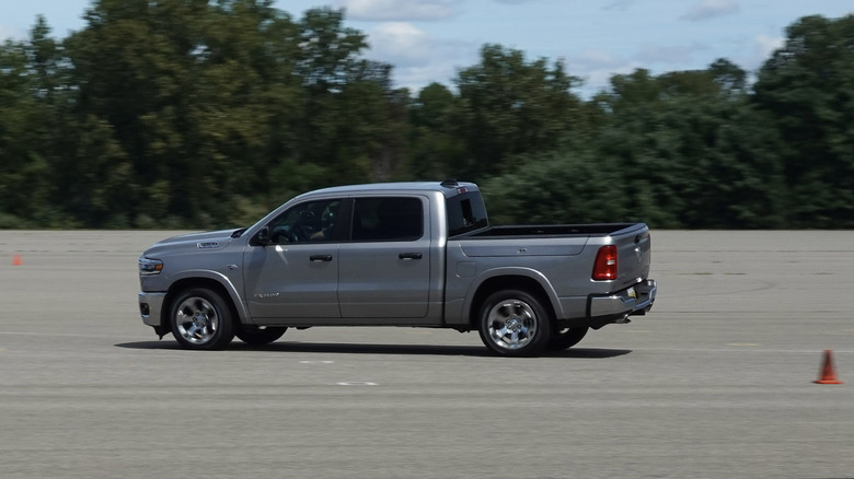 2026 Ram 1500 Hemi V8 eTorque doing autocross