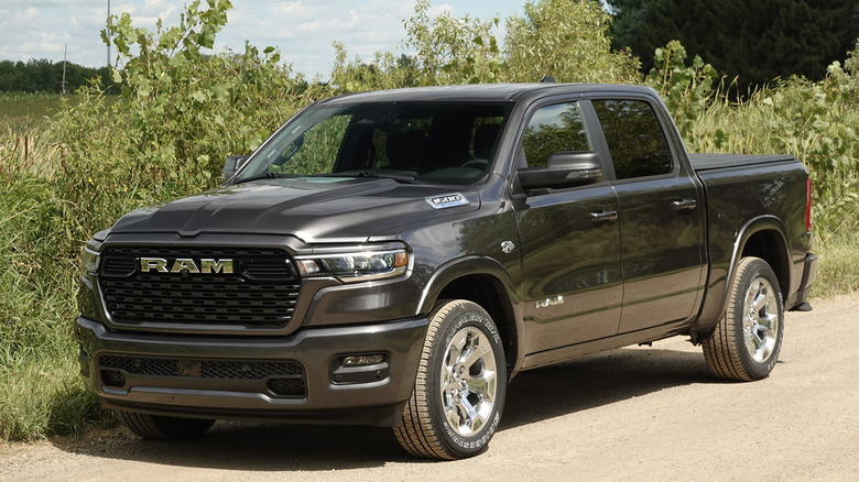 2026 Ram 1500 Hemi V8 eTorque front three-quarters
