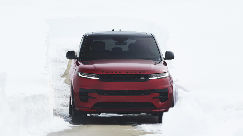 Range Rover Sport Deer Valley snow driving