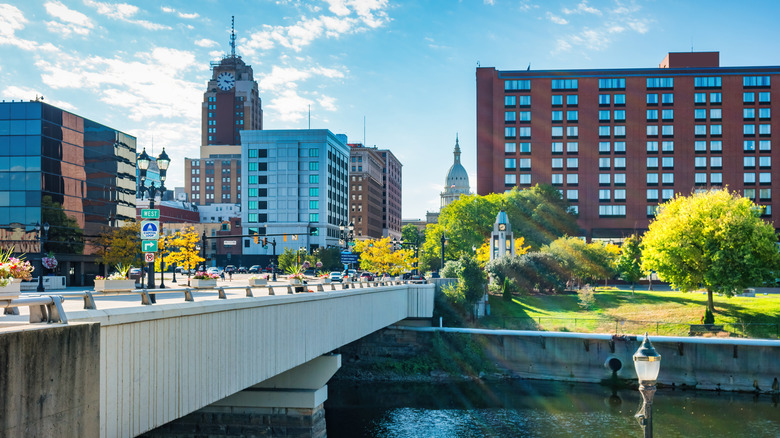 Picture of iconic buildings in Michigan