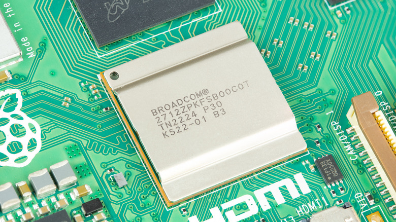 Raspberry Pi 5 GPU closeup