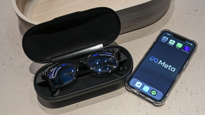 Ray-Ban Stories with smartphone