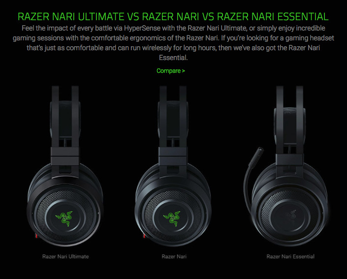 Razer Nari Is A Wireless Headset With Physical Vibrations Slashgear