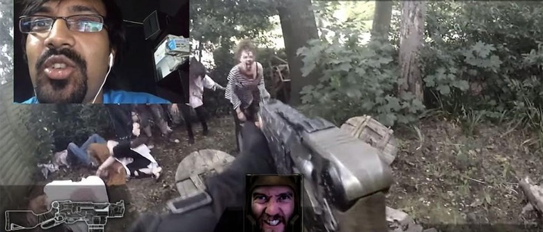 Real life first-person zombie shooter pops up on Chatroulette