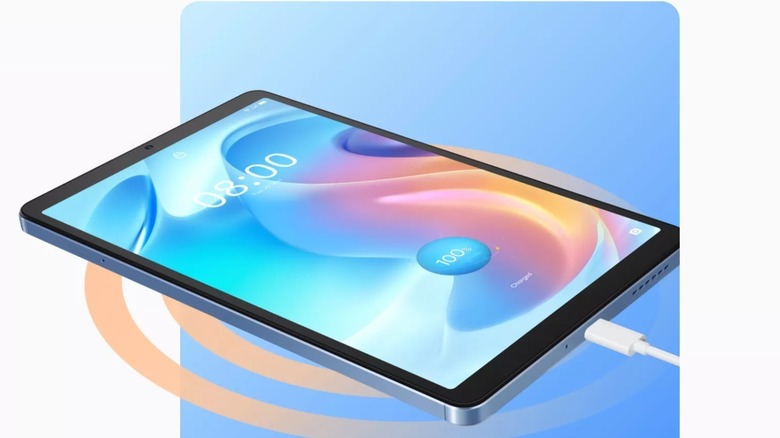Realme Pad Mini with its display unlocked.