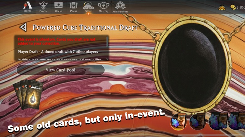 Magic battleground in MTG: Arena app.