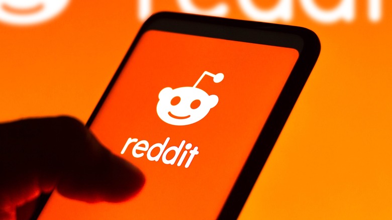 Reddit logo on smartphone
