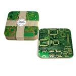 recycled circuit board coaster